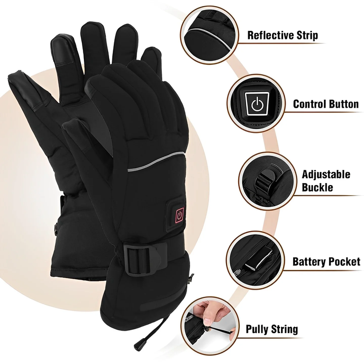 Heated Gloves Electric Thermal Insulated