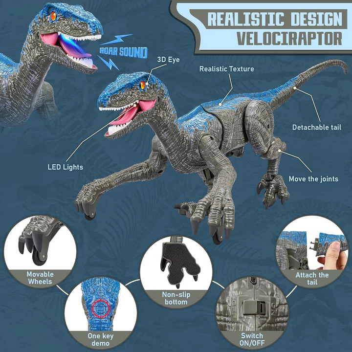 Remote Control Dinosaur Toy Interactive Electronic