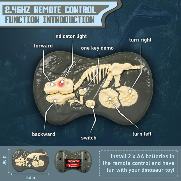 Remote Control Dinosaur Toy Interactive Electronic