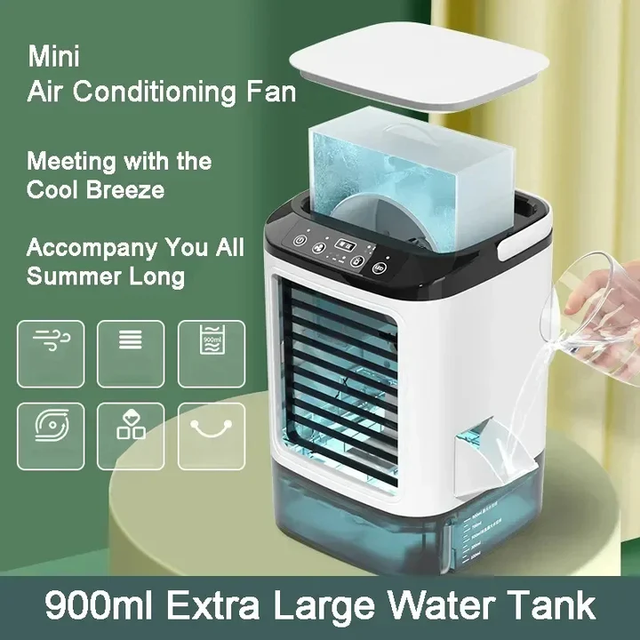 Portable Air Conditioner Ultrasonic Cooling 3-Speed