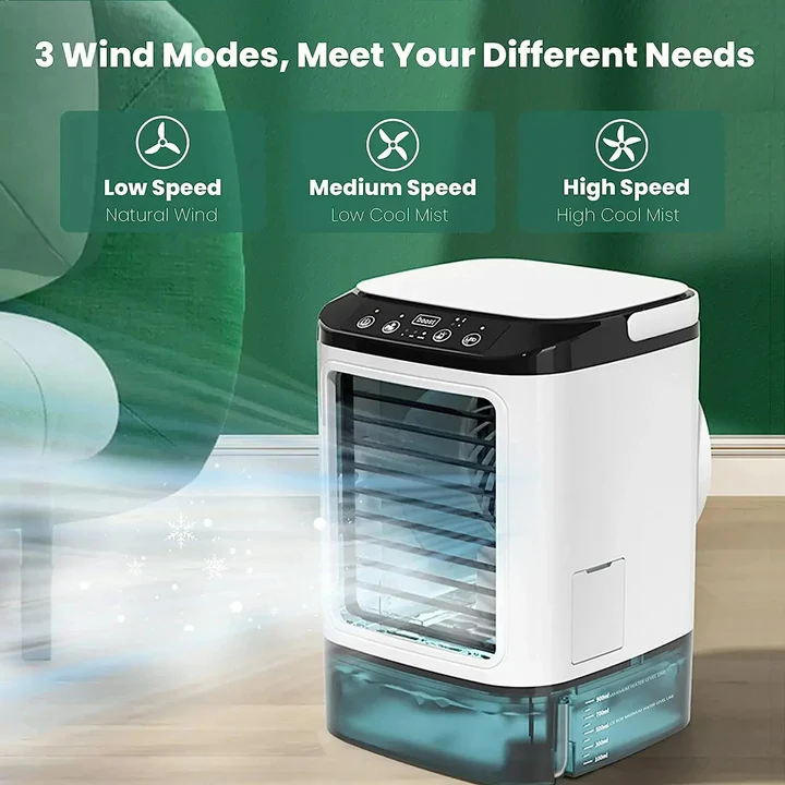 Portable Air Conditioner Ultrasonic Cooling 3-Speed