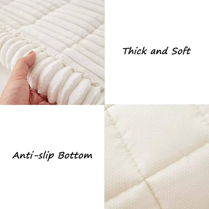 Pet Couch Cover Soft Fuzzy Non-Slip Washable Furniture Protector