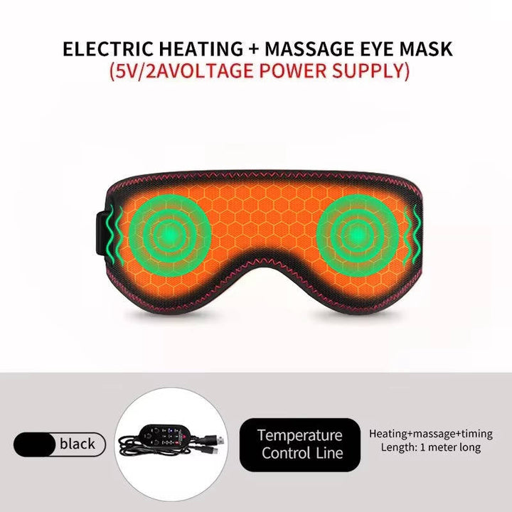 Heated Eye Mask with Adjustable Heat Levels for Dry Eyes and