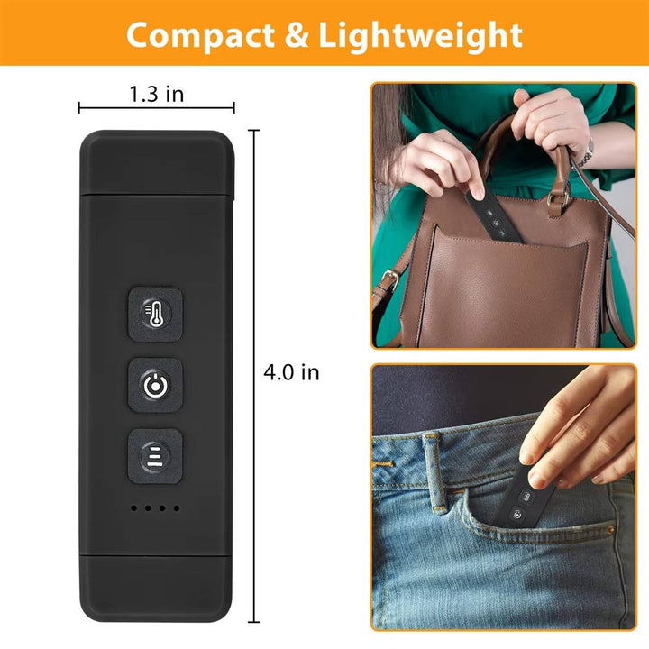 USB Rechargeable Clip-On Mini LED Reading Lamp with Timer