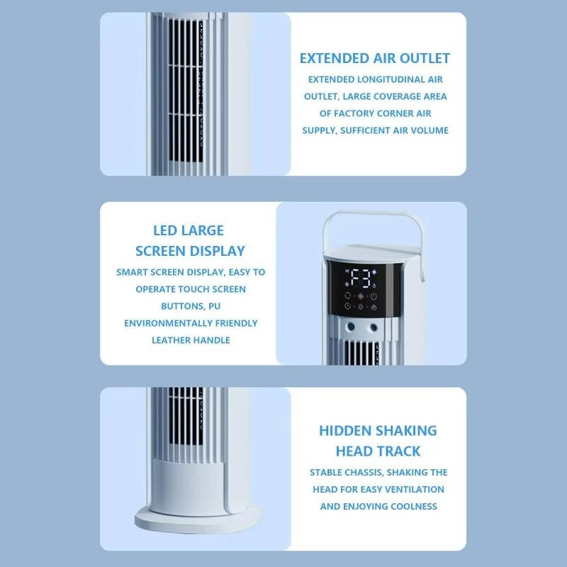 Portable Air Conditioner with Handle Digital Display Compact Design