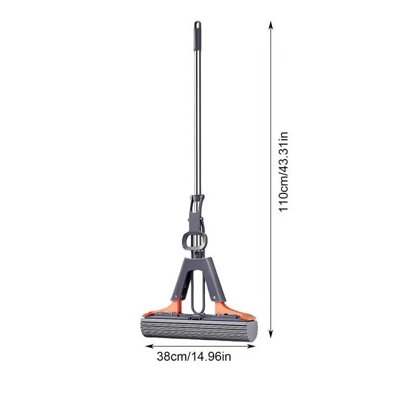 Kitchen Sponge Mop with Absorbent Head