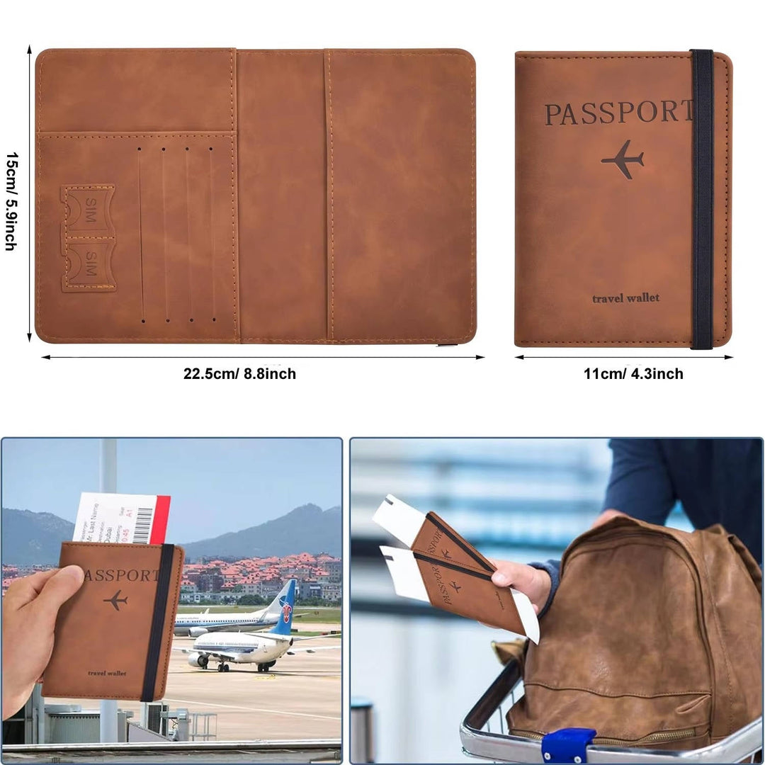 Passport Holder Travel Wallet Slim Design