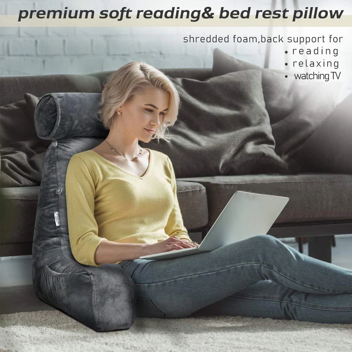 Reading Bed Pillow with Arms Support - Lenila