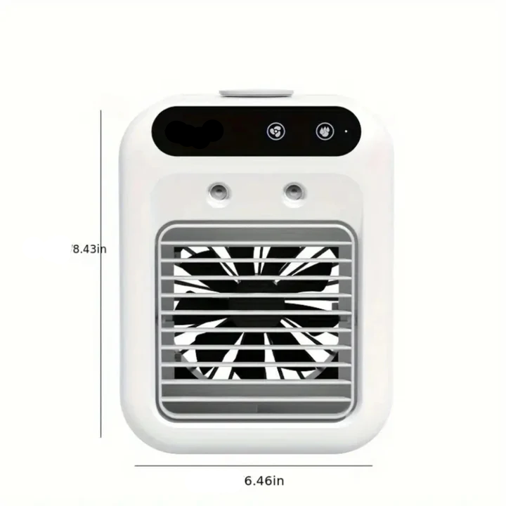 Portable Rechargeable Air Conditioner with Mist Spray