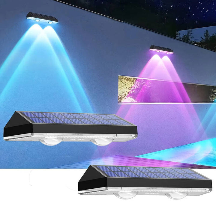 Outdoor Solar LED Fence Lights Waterproof Energy-Saving Design - Lenila