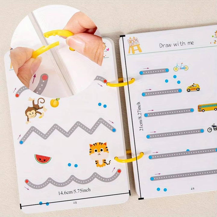 Toddler Writing Worksheets Book Educational Practice
