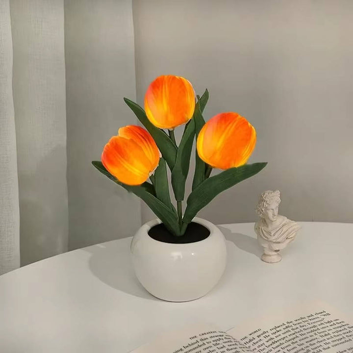 LED Mood Lamp with Vase Color Changing Ambient Table