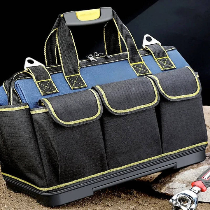 Heavy Duty Tool Bag Waterproof Base Wide Mouth Design