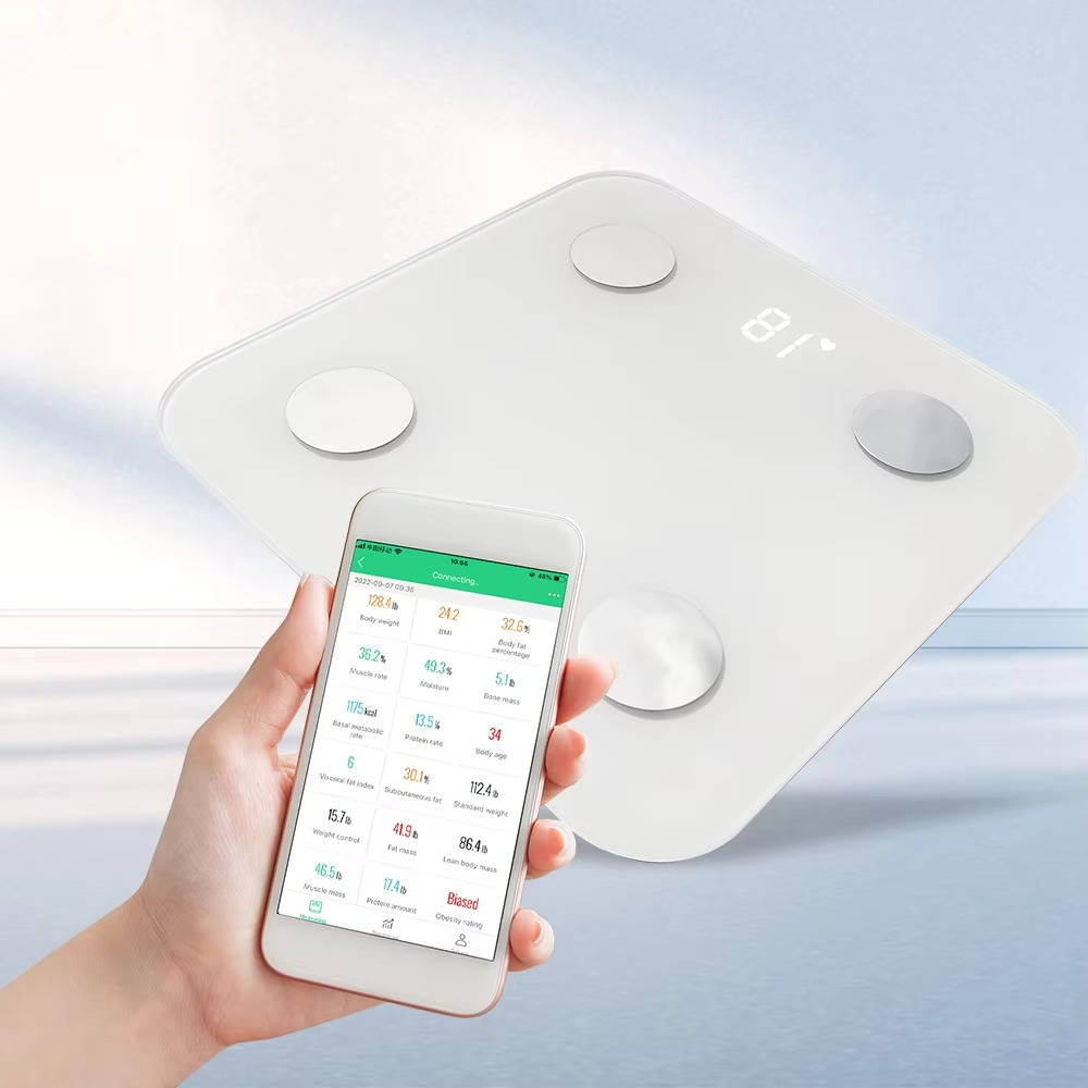 Smart Bluetooth Body Fat Scale with App and Body Metrics