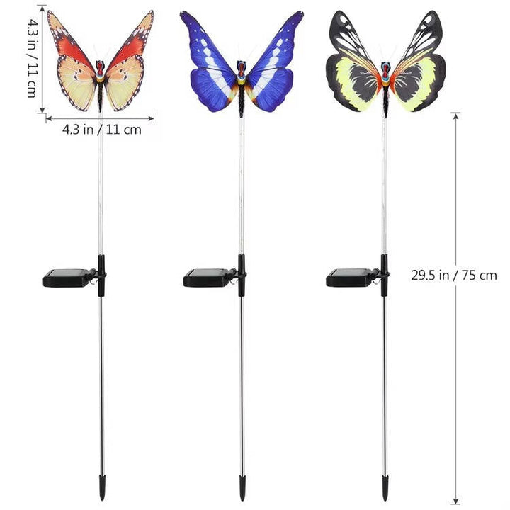 Outdoor Solar Garden Stake Lights Waterproof LED Color Changing
