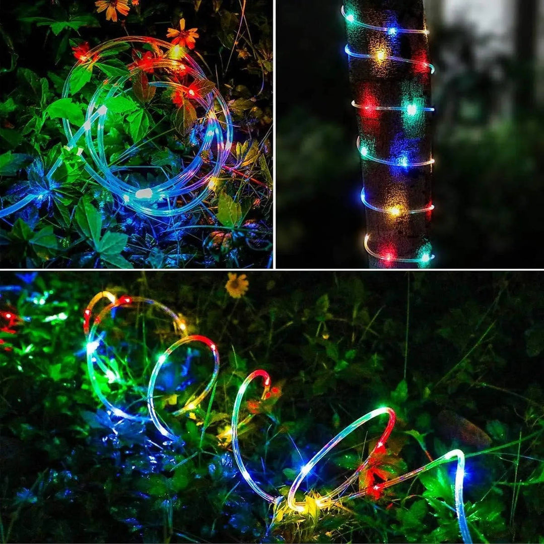 Outdoor String Lights for Garden Tree and Fence