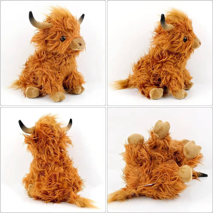 Kids Plush Stuffed Animal Soft Cuddly Cow Toy
