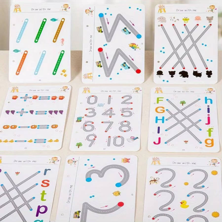 Toddler Writing Worksheets Book Educational Practice