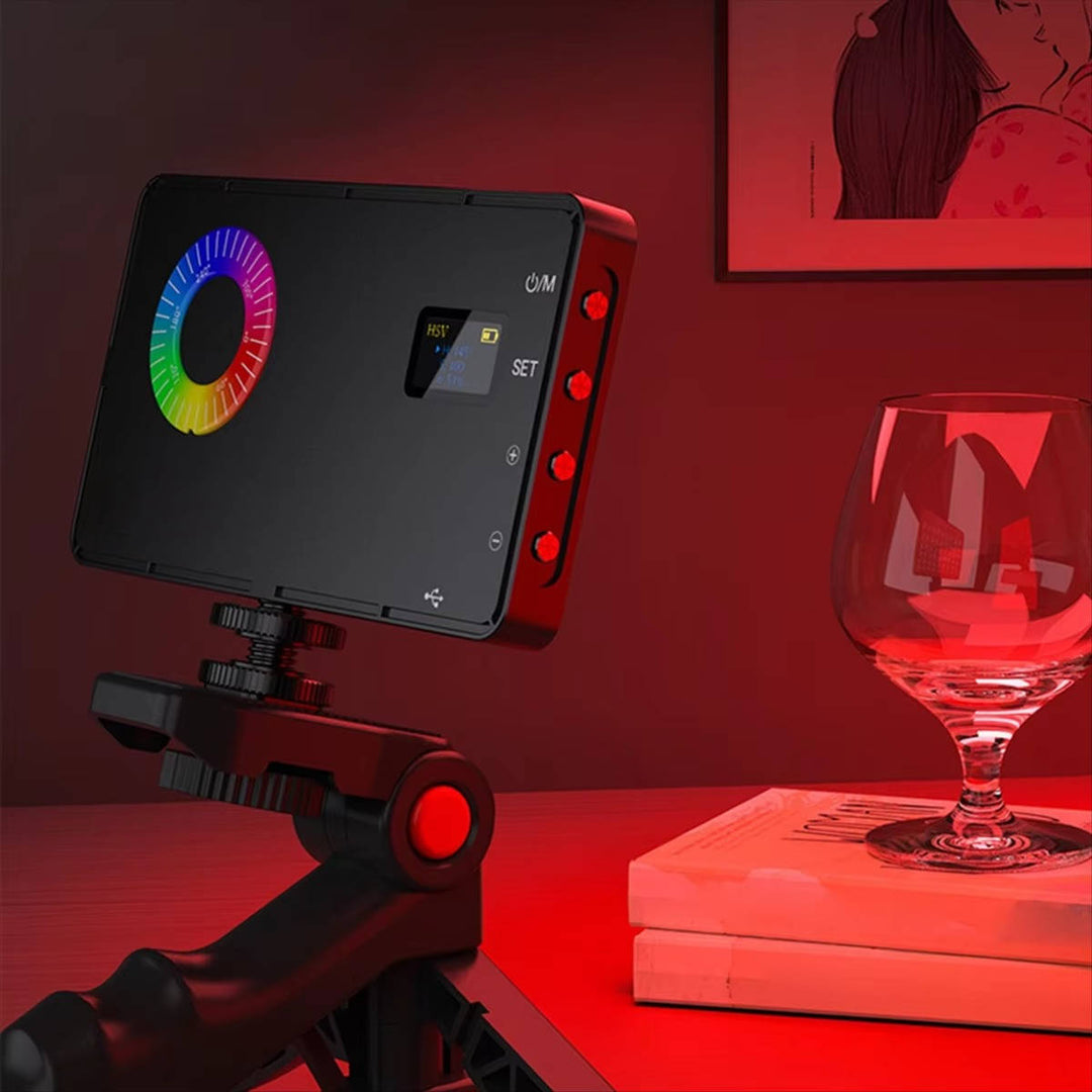 Portable USB Rechargeable RGB Camera with Color Changing Modes for