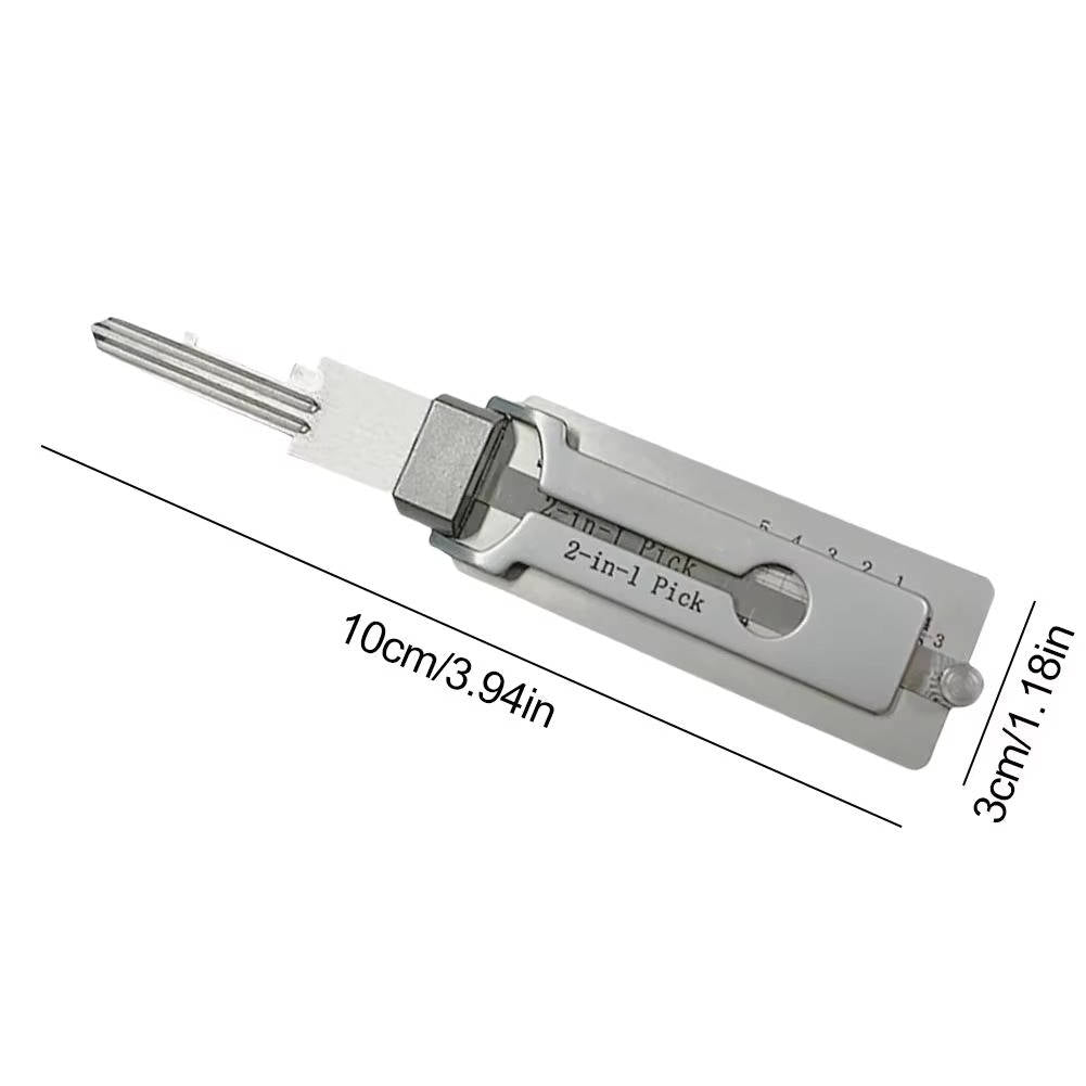 Locksmith Tool with Lock Decoding and Picking Features