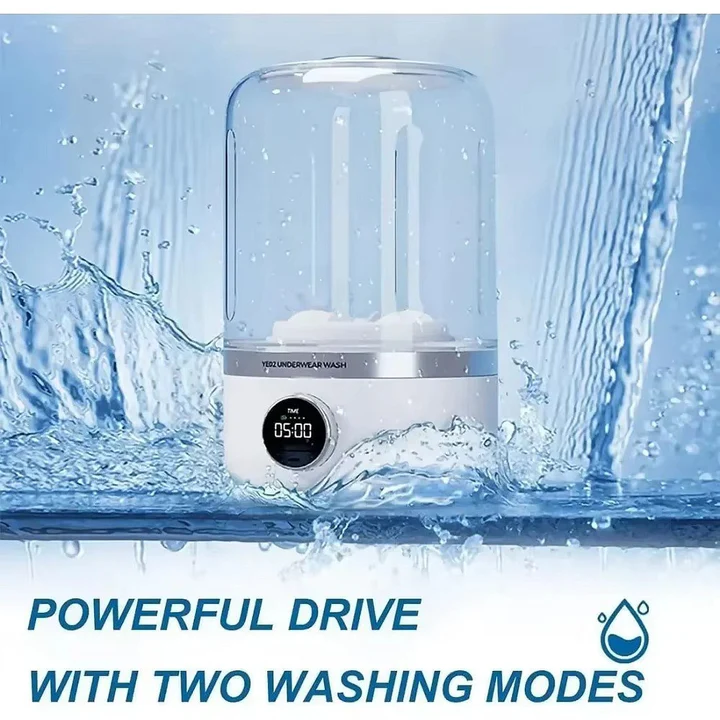 Portable Mini Rechargeable Washing Machine Compact Design