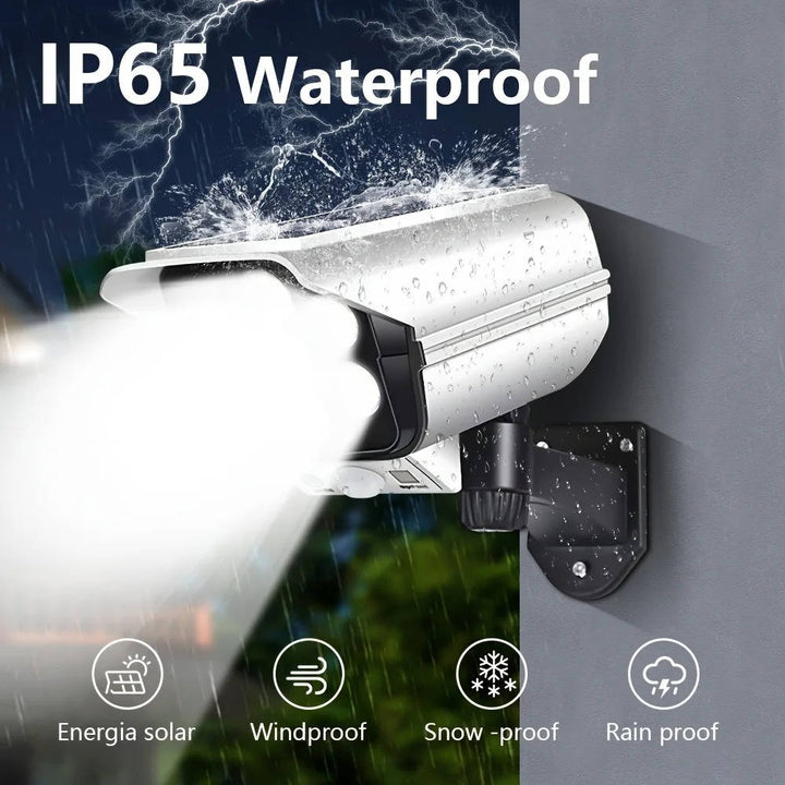 Wireless LED Solar Motion Sensor Floodlight Outdoor Waterproof IP65