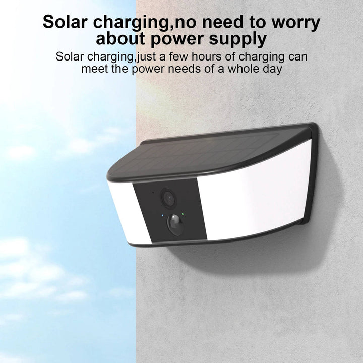 Wireless Floodlight Camera with Two-Way Audio and Human Detection