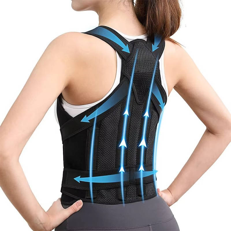 Posture Corrector Brace Full Back Support Adjustable Fit