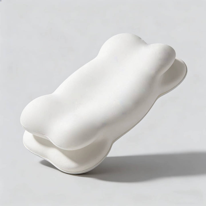 Ergonomic Memory Foam Pillow with Cooling Cover Dual Height Support