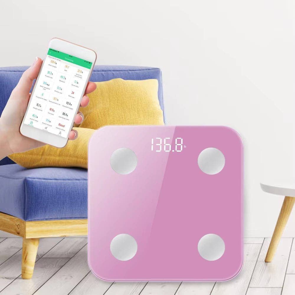 Smart Bluetooth Body Fat Scale with App and Body Metrics