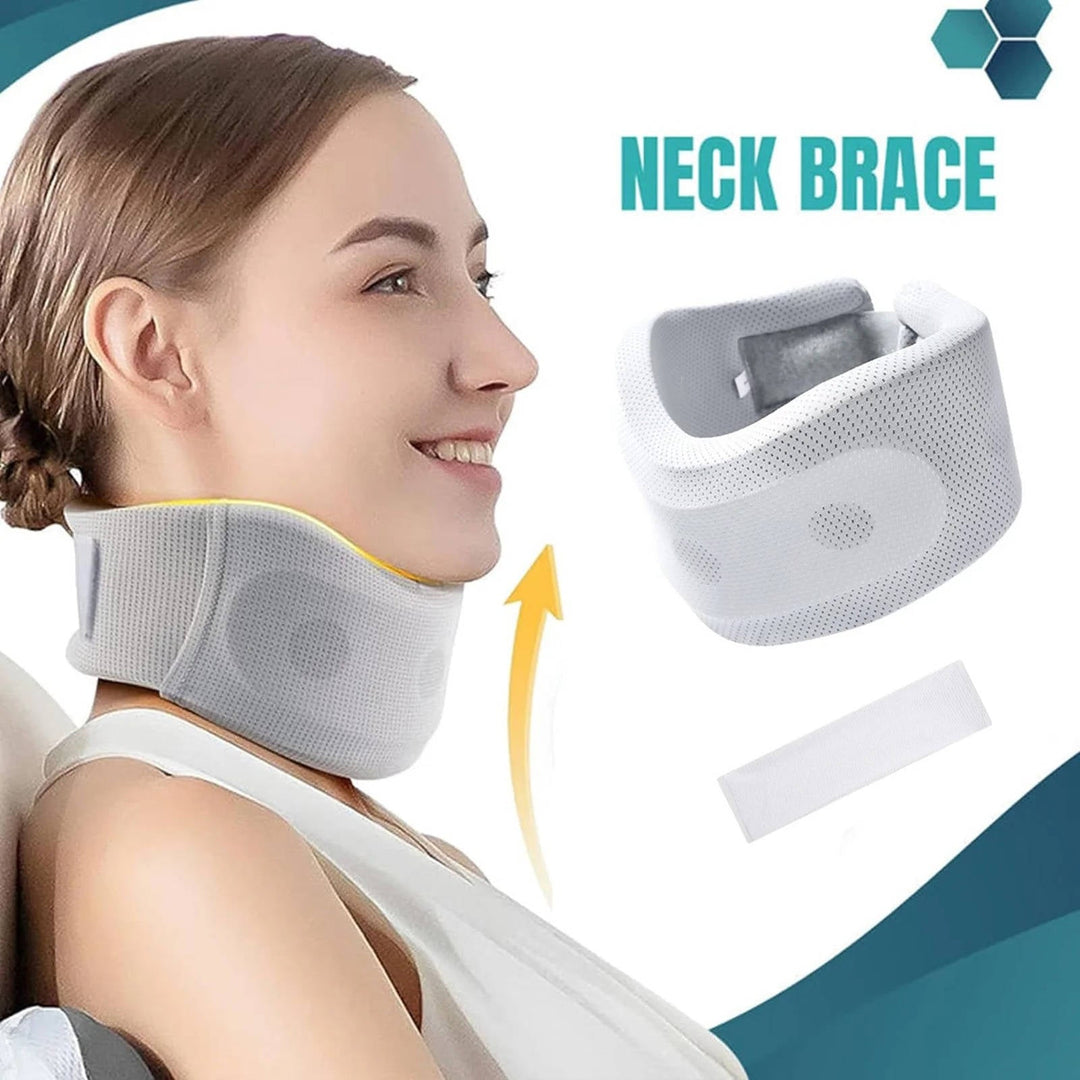 Neck Brace Soft Foam with Replacement Cover for Sleeping