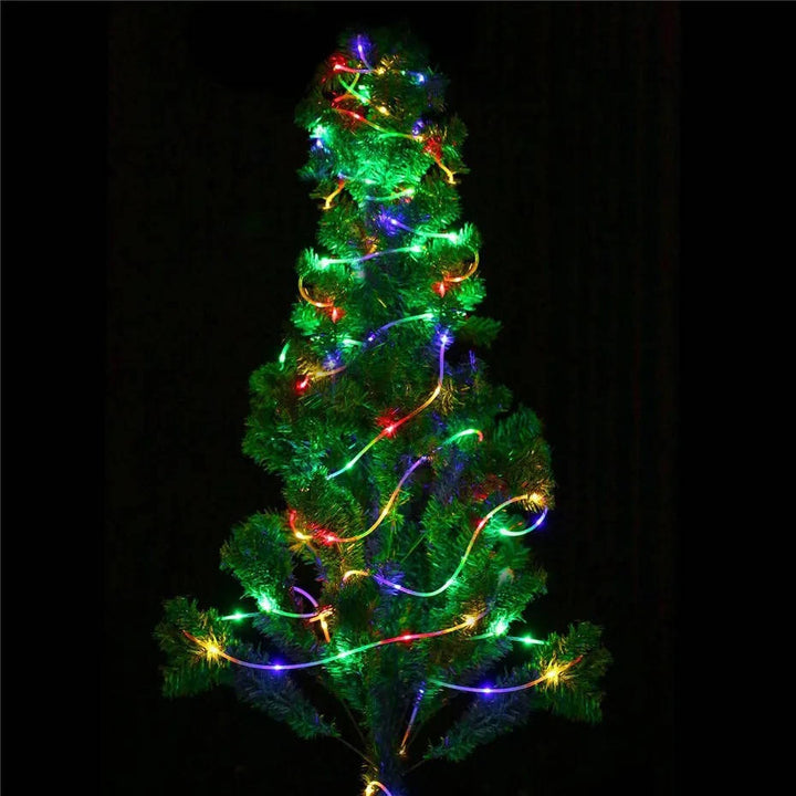 Outdoor String Lights for Garden Tree and Fence