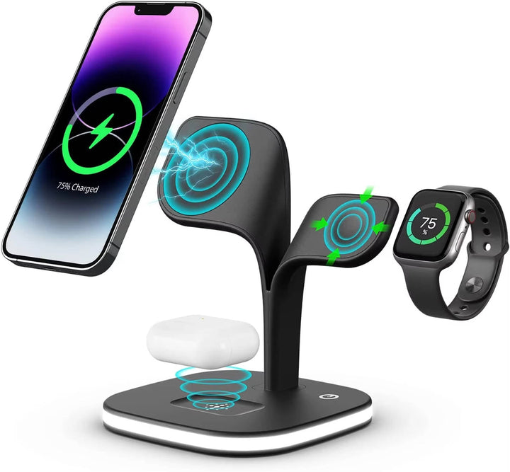 Wireless Charging Station with MagSafe for Multiple Devices - Lenila
