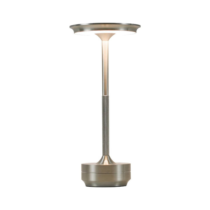 Wireless LED Table Lamp Electroplated Metal Touch Control