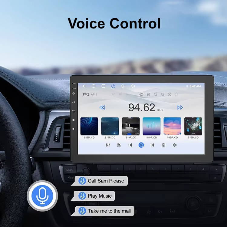 Car Stereo with Rotating Touch Screen Bluetooth and Backup Camera