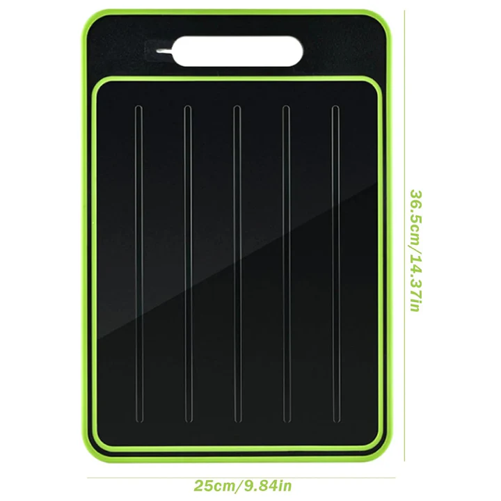 4-in-1 Cutting Board with Thawing and Defrosting Tray