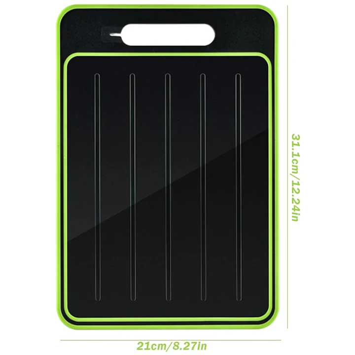 4-in-1 Cutting Board with Thawing and Defrosting Tray
