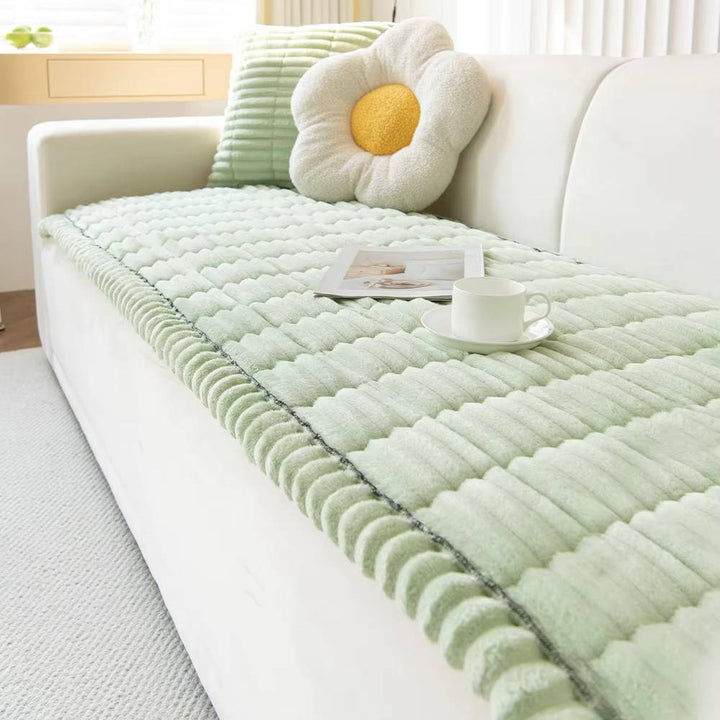 Pet Couch Cover Soft Fuzzy Non-Slip Washable Furniture Protector