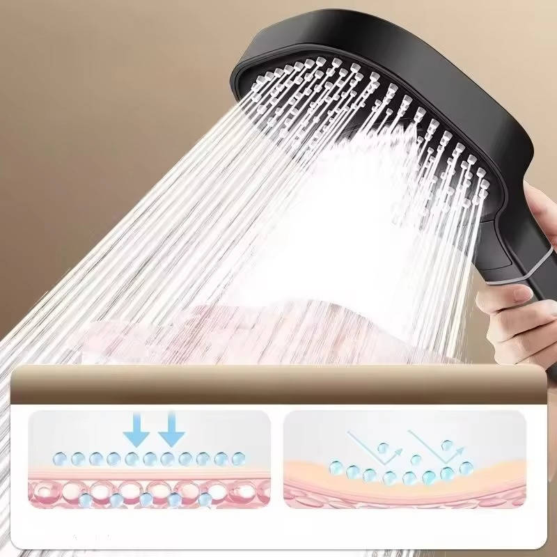 Filtered Shower Head Adjustable Spray Modes High Pressure