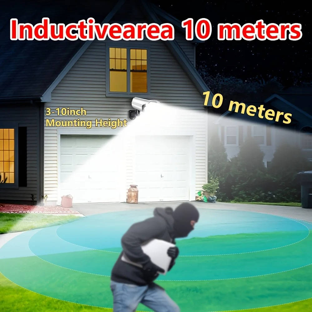 Wireless LED Solar Motion Sensor Floodlight Outdoor Waterproof IP65