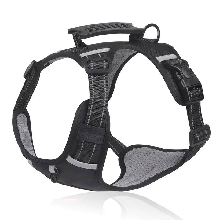 Adjustable Reflective Dog Harness Breathable Mesh No Pull Saddle