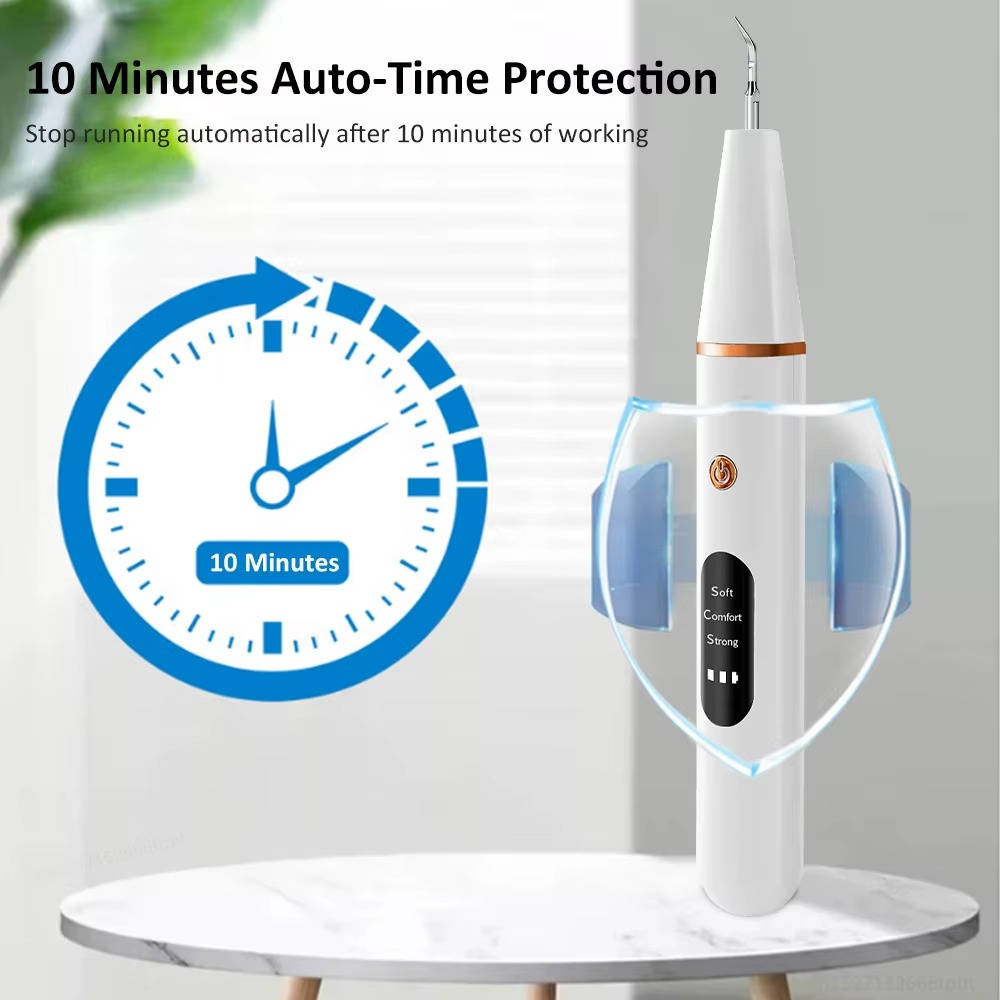 Electric Dental Calculus Remover Kit Adjustable Modes with LED