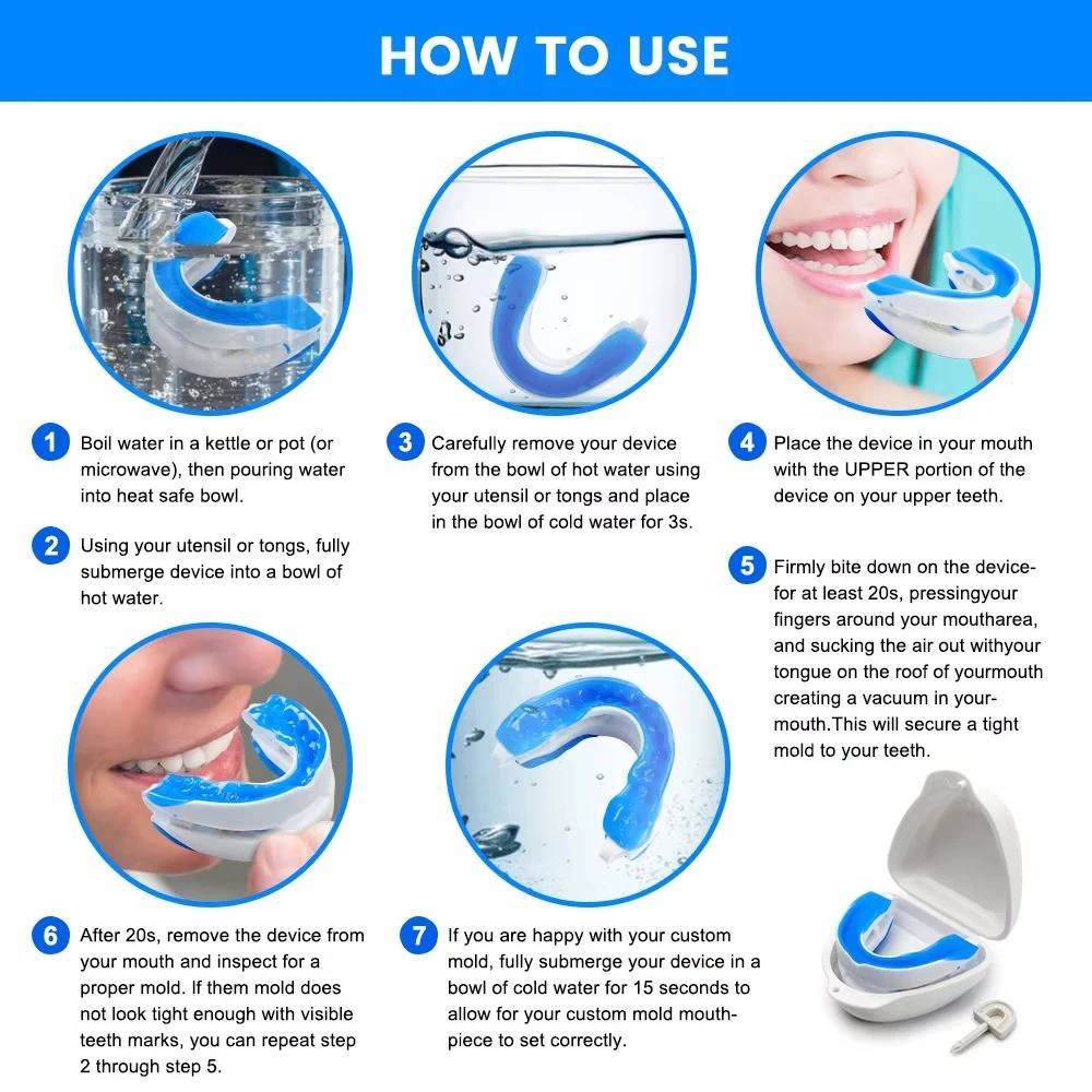 Adjustable Mouthpiece Custom Moldable Fit