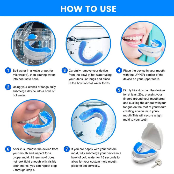 Adjustable Mouthpiece Custom Moldable Fit