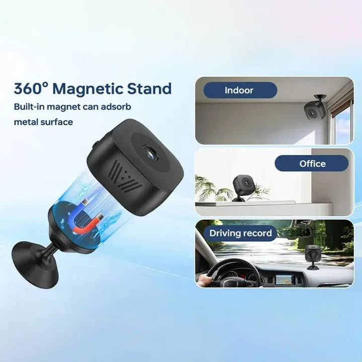 Wireless Indoor Security Camera 4K Wi-Fi Night Vision Motion Detection