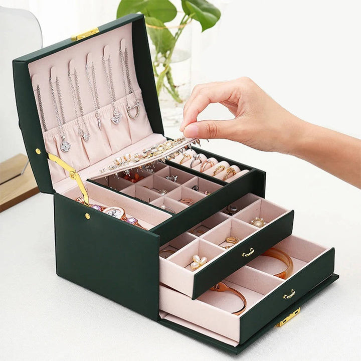 Jewelry Box Organizer with Scratch- Interior - Lenila