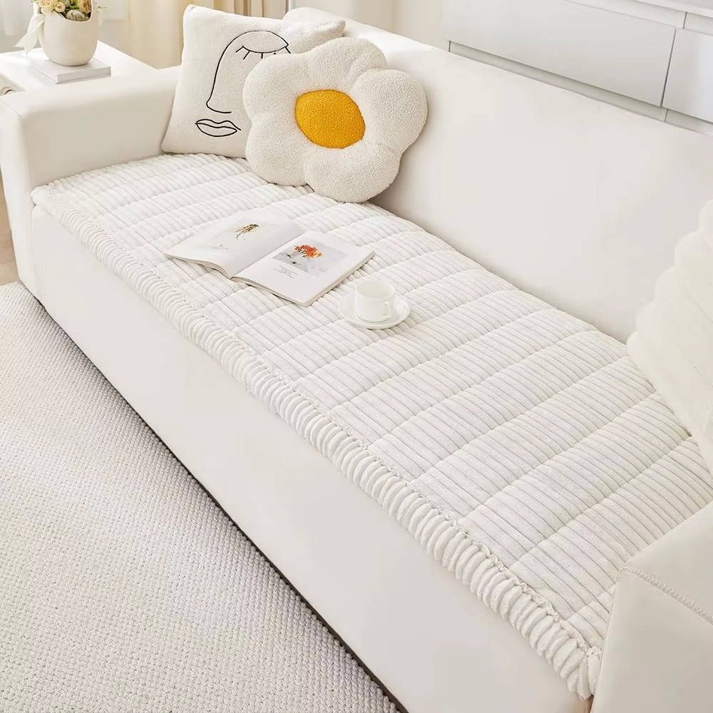 Pet Couch Cover Soft Fuzzy Non-Slip Washable Furniture Protector