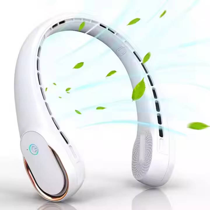 Portable Hands- Bladeless Neck Fan Wearable Design