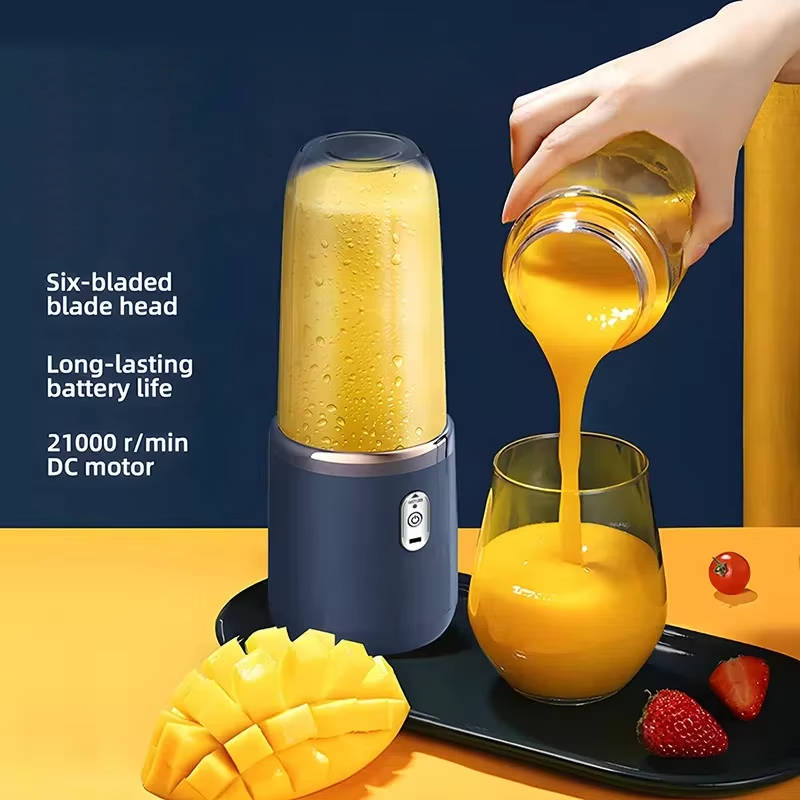 Portable USB Rechargeable Juicer Blender Electric Fruit Smoothie Maker