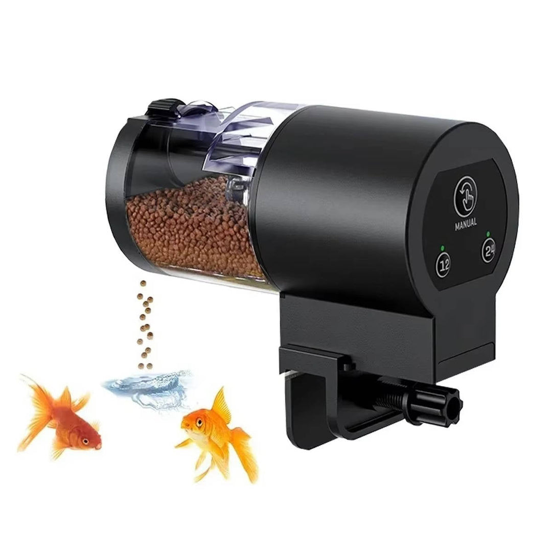 Automatic Programmable Aquarium Fish Feeder with Timer 3.5oz Capacity